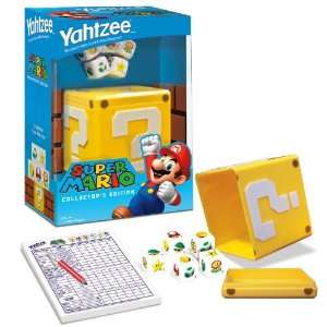  Lets Party By USAOPOLY Super Mario Yahtzee Game 