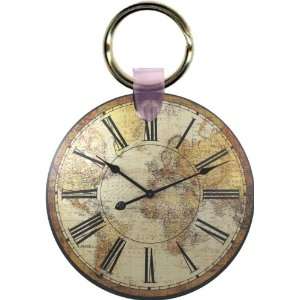  World Clock Art Key Chain   Ideal Gift for all Occassions 