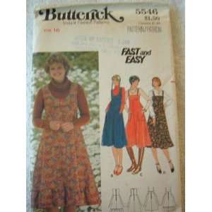   16 VINTAGE BUTTERICK FAST & EASY SEWING PATTERN #5546 
