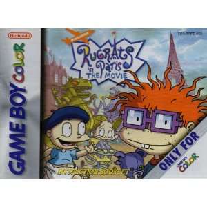 Rugrats in Paris the Movie GBC Instruction Booklet (Game Boy Color 