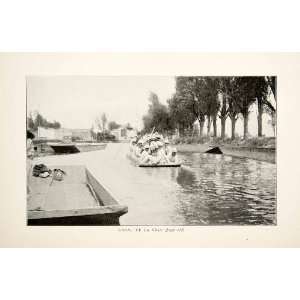   Boat Dock Shores Transport Sailor   Original Halftone Print: Home