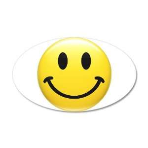  38.5x24.5O Wall Vinyl Sticker Smiley Face HD: Everything 