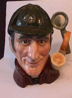 Royal Doulton Toby Mug The Sleuth Large 8 Character Jug # D6631 