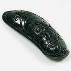 CARVING LUCKY YUYI IMPERIAL GREEN GRADE A JADE CHARM  