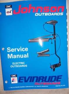 1993 Johnson Evinrude ER Electric Outboard Manual i  