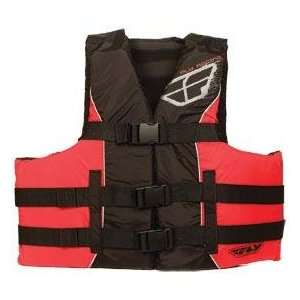   Fly Vest , Color: Red/Black, Size: Sm Md XF221 60431: Automotive