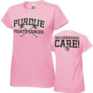   Pink Purdue Fights Cancer T Shirt 