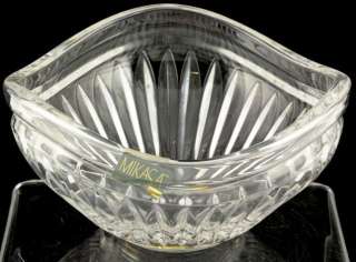 New Giftboxed Mikasa Cimarron Triangular Bowl w/Potpourri 6 (Germany 