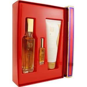 Red By Giorgio Beverly Hills For Women. Set edt Spray 3 Ounce & Body 
