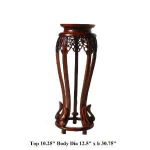  Chinese Round Dragon Motif 5 Legs Plant Stand Ass813