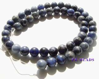 Wholesale Natural Sodalite Round Jewelry Gem Beads 8mm  