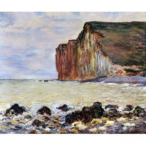  Claude Monet: At Les Petit Dalles : Art Reproduction Oil 
