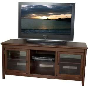    62 Inch Walnut Credenza for 65 Inch Flat Panel TVs