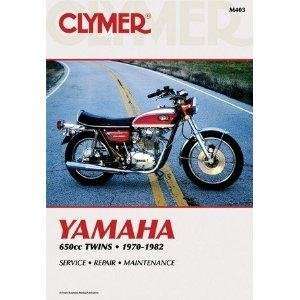  Clymer Yamaha Twins 650cc Manual M403: Automotive