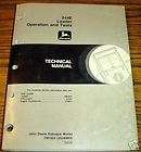 John Deere 244E Loader O & T Technical Manual book jd