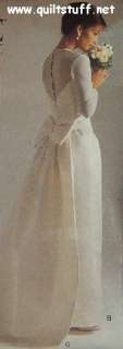 Wedding Dress Pattern 6/8/10 Vogue 1325 OOP  
