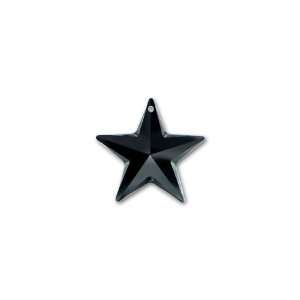  6714 20mm Star Pendant Jet