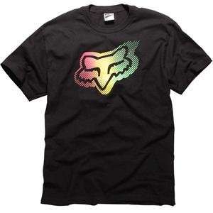  Fox Racing Rasta Head T Shirt   Large/Black: Automotive