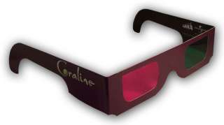 These are the official Coraline glasses, but these glasses can also be 