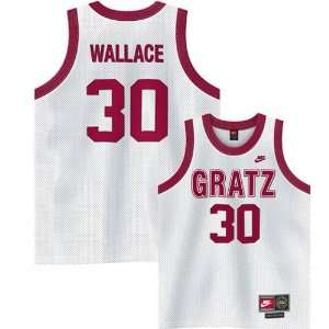  Nike Simon Gratz Bulldogs #30 Rasheed Wallace White High 