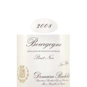  2008 Bachelet Bourgogne Rouge 750ml: Grocery & Gourmet 