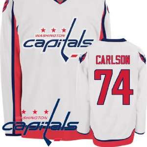   NHL Jerseys John Carlson AWAY White Hockey Jersey: Sports & Outdoors