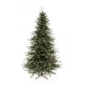 90 Silver Fir Artificial Christmas Pine Tree Pre Lit 