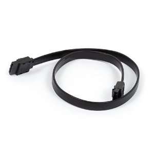  18inch SATA 6Gbps Cable w/Locking Latch   Black 