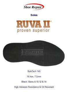 SoleTech 145 Rubber Full Sole 1 Pair   Shoe Repair  