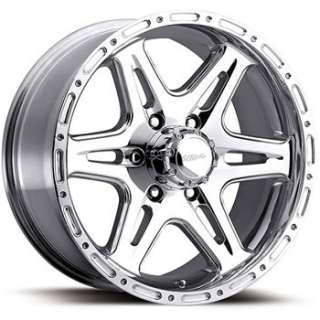 brand new set of 4 polished 15 inch badlands wheels