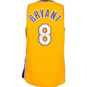 Kobe Bryant Autographed Jersey  Details: Los Angeles Lakers, Yellow 