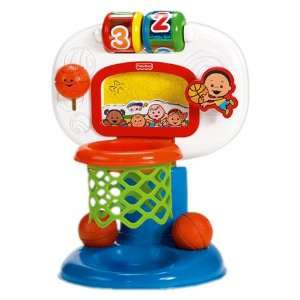   Fisher Price Brilliant Basics Dunk n Cheer Basketball: Toys & Games