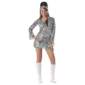  Lets Party By California Costumes Disco Diva Silver Teen Costume 