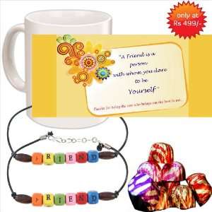 Friendship Day Gift Special Mug,Friends band Chocolates