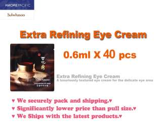 Offer Gift★ Sulwhasoo Extra Refining Eye Cream 40pcs  