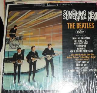 Beatles Something New vinyl Capitol colorband Stereo  