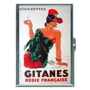  Smoking Gypsy Girl Sexy France ID Holder, Cigarette Case 