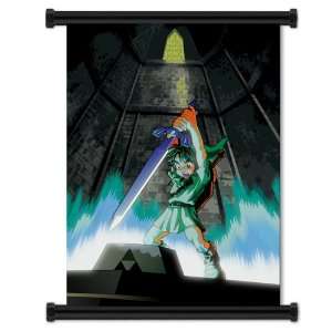  Legend of Zelda Ocarina of Time Game Fabric Wall Scroll 