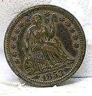 1853 Liberty Seated Half Dime Rare Early 5 cent Nice  