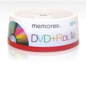  DVD+R DL 8.5GB 25 Pack Electronics