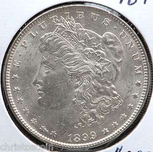 1899 Morgan Silver Dollar   Brilliant Uncirculated (BU)  