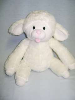 ITEM : Adorable plush 13 soft white lamb lovey by Piccolo Bambino.