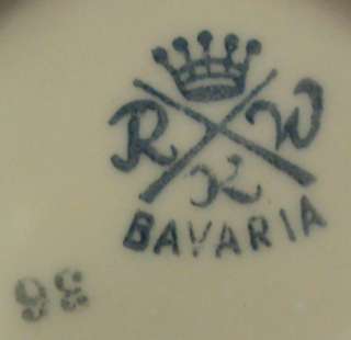 Vintage 1920s Rudolph Wachter Bavaria China 22K Gold 13 Piece Coffee 