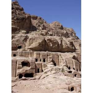  Nabatean Tombs, Petra, Unesco World Heritage Site, Jordan 