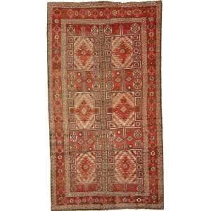  65 x 1110 Red Persian Hand Knotted Wool Shiraz Rug