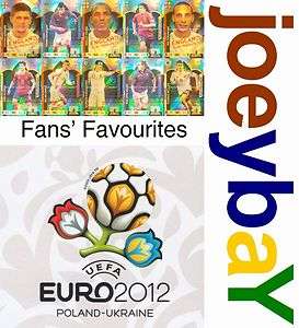 CHOOSE EURO 2012 FANS FAVOURITE # 241   256 PANINI ADRENALYN XL FROM 