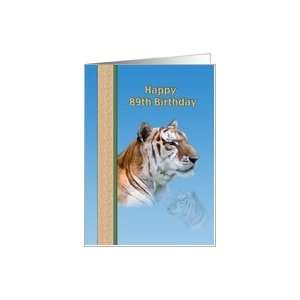  89th Birthday Card with Tiger Card Toys & Games