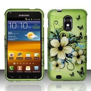 For Samsung Epic Touch 4G D710 / Galaxy S2 Rubberized Hawaiian Flowers 