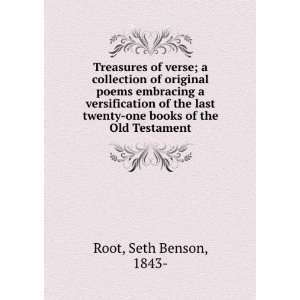    one books of the Old Testament, Seth Benson Root  Books