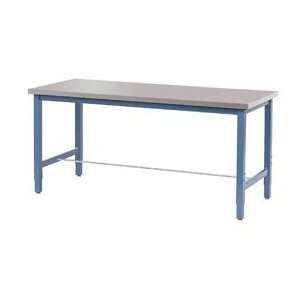  48L X 30W Production Bench   Stainless Steel Square Edge 